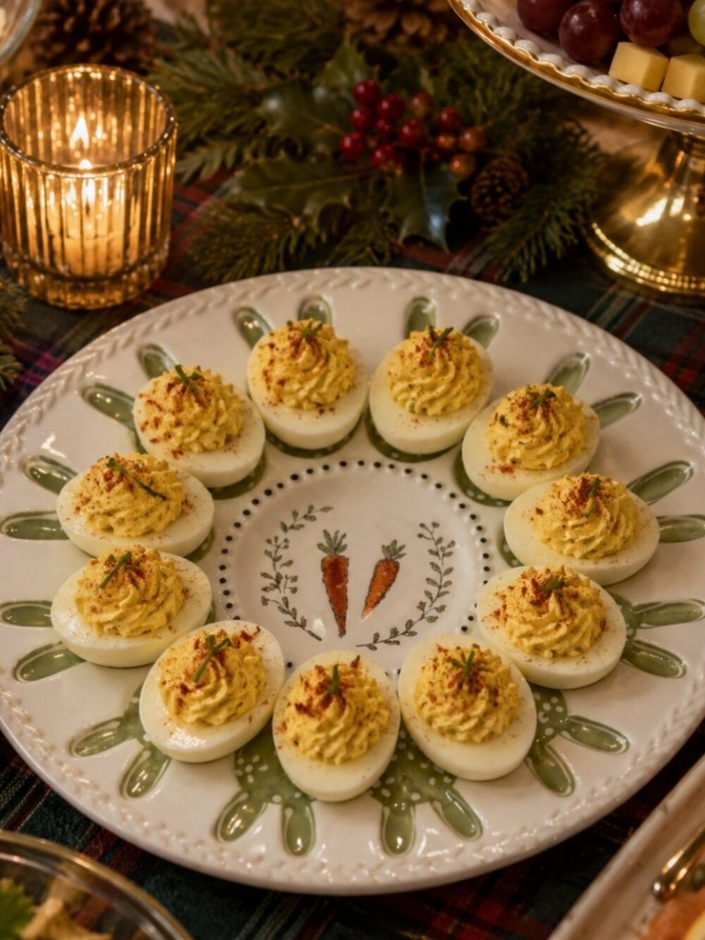 NIB - Potter’s Studio 11.5 in Bunny Farm Carrot Eggs Serving Platter
